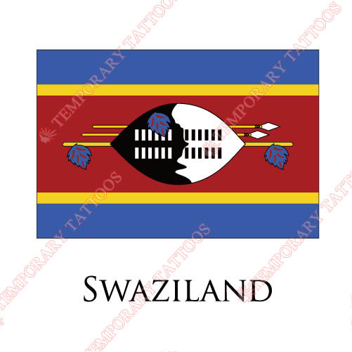 Seaziland flag Customize Temporary Tattoos Stickers NO.1976